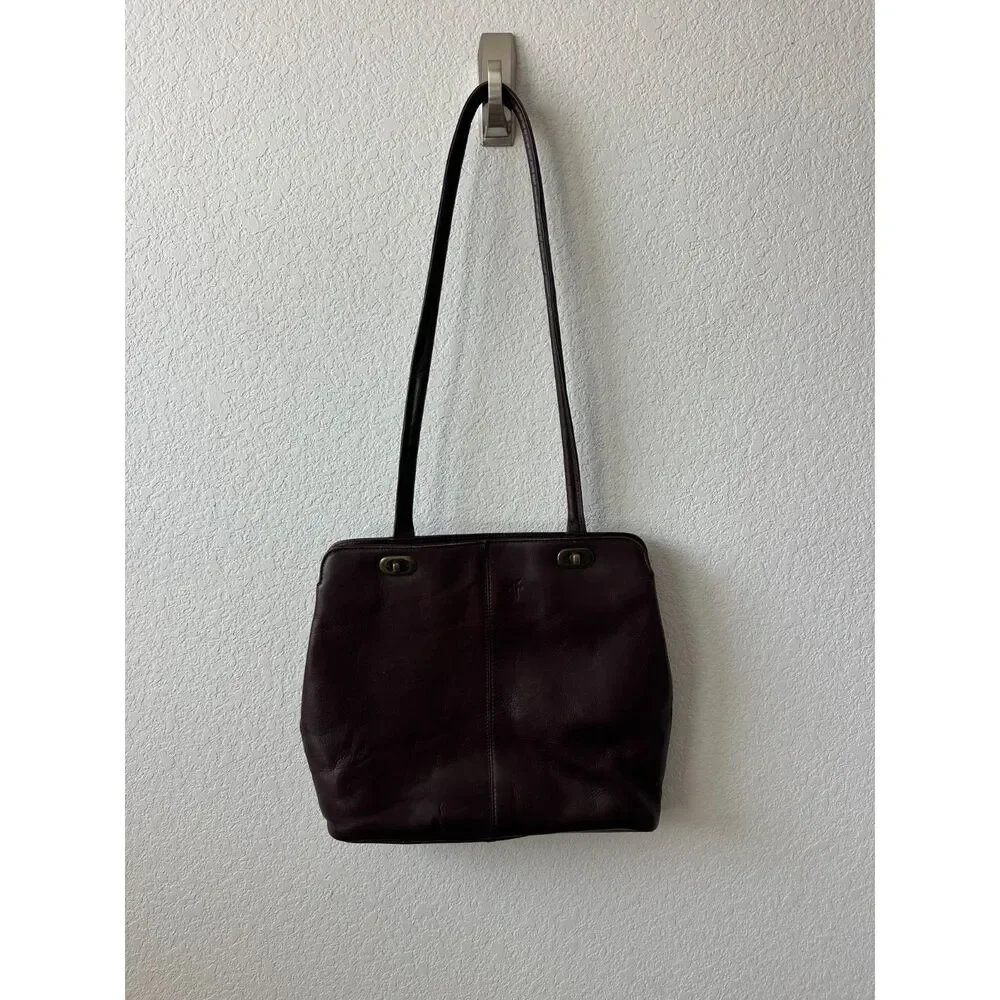 Frye Shoulder Brown Leather Vintage Bag